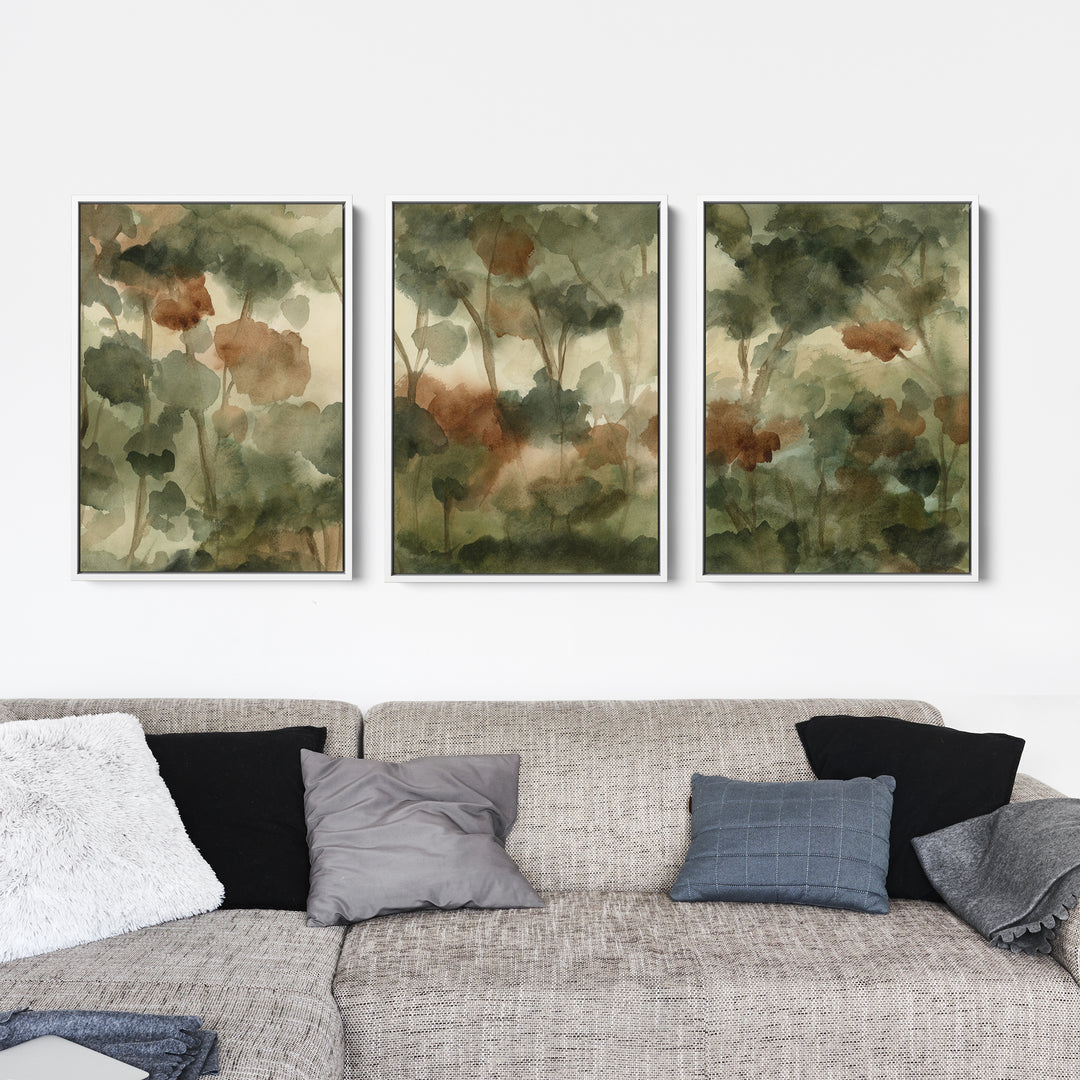 Forested Reverie Triptych - Set of 3 - Jetty Home