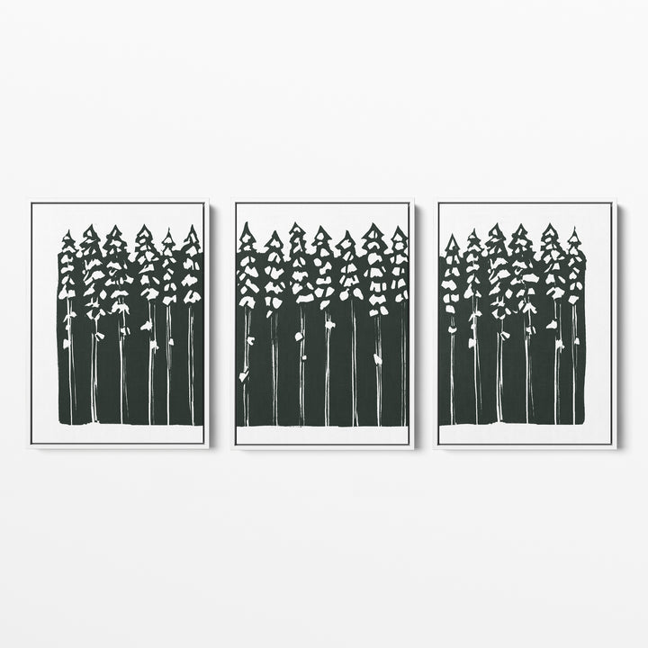Beneath the Pines Triptych - Set of 3 - Jetty Home