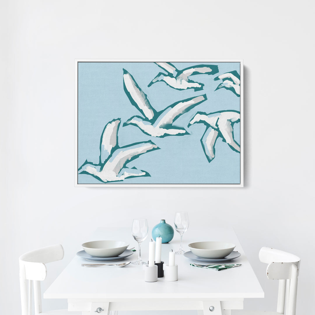 Gulls in Flight - Jetty Home