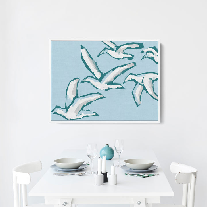 Gulls in Flight - Jetty Home