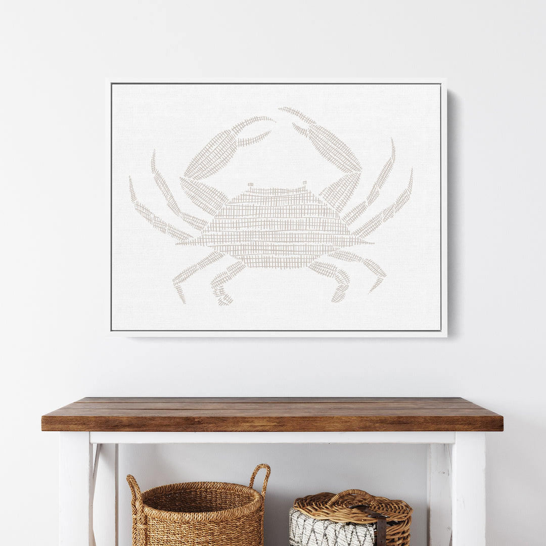Woven Crab Illustration - Jetty Home