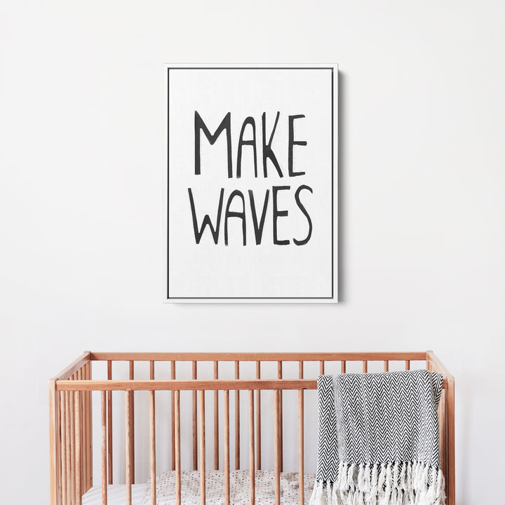 Black & White Make Waves - Jetty Home