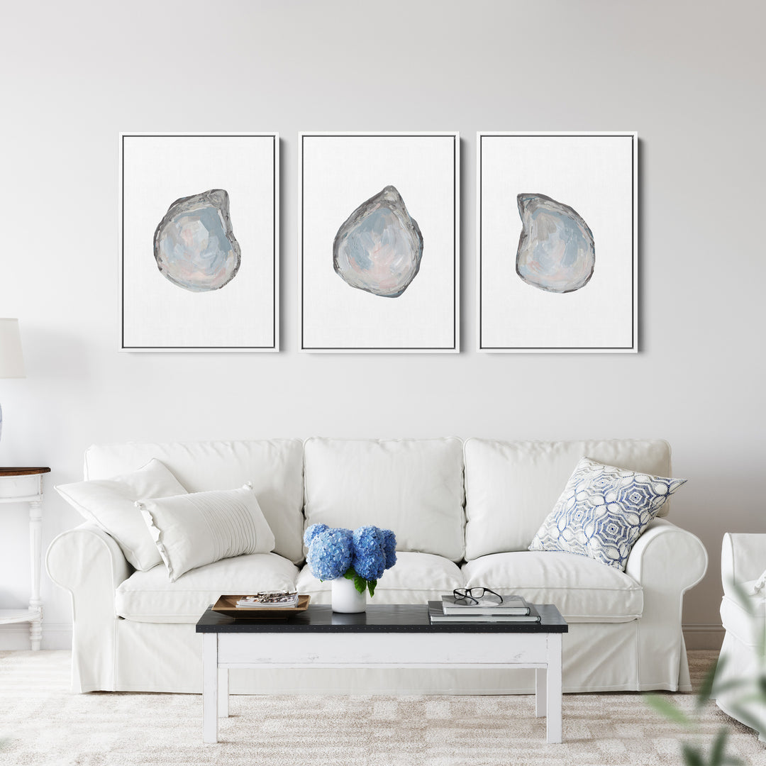 Drifted Oysters Triptych - Set of 3 - Jetty Home