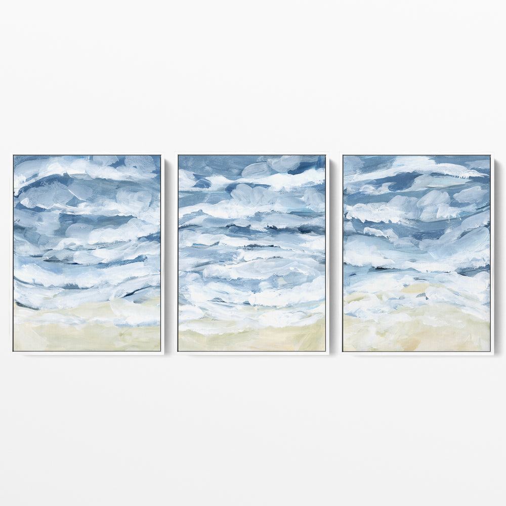 Crashing Waves - Set of 3 - Jetty Home