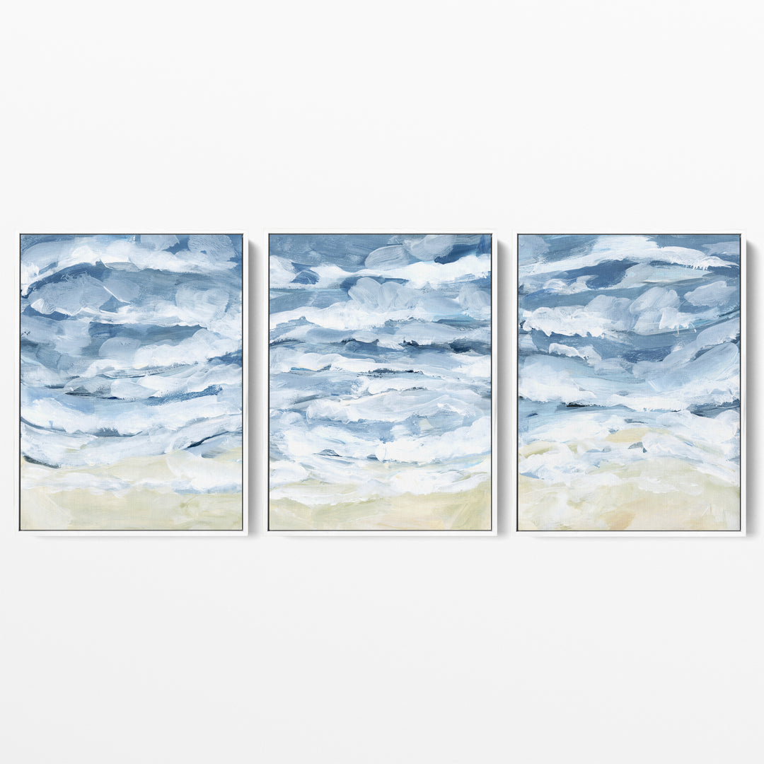 Crashing Waves - Set of 3 - Jetty Home