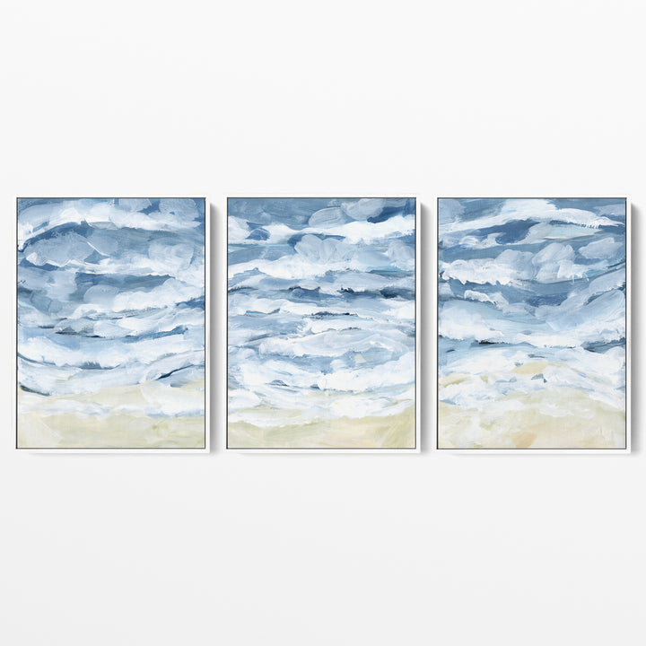 Crashing Waves - Set of 3 - Jetty Home