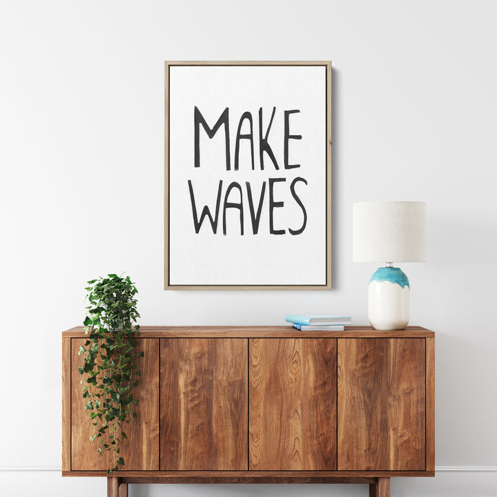 Black & White Make Waves - Jetty Home