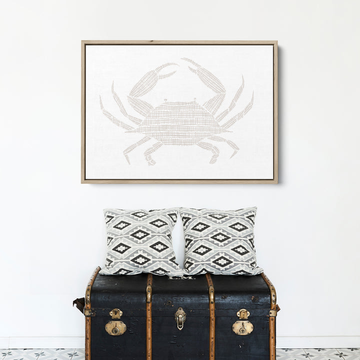 Woven Crab Illustration - Jetty Home