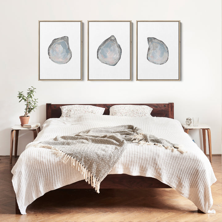 Drifted Oysters Triptych - Set of 3 - Jetty Home