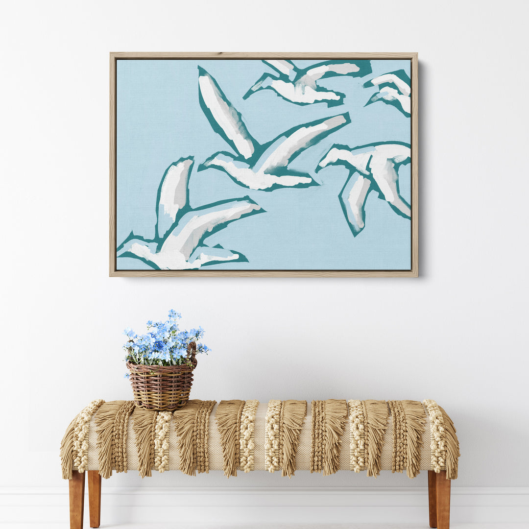 Gulls in Flight - Jetty Home