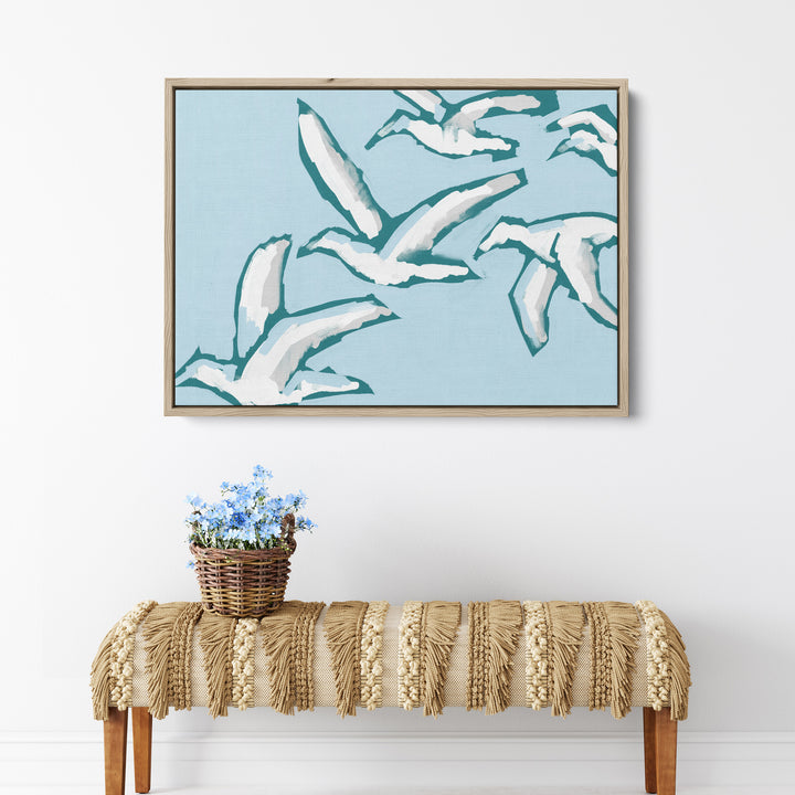 Gulls in Flight - Jetty Home