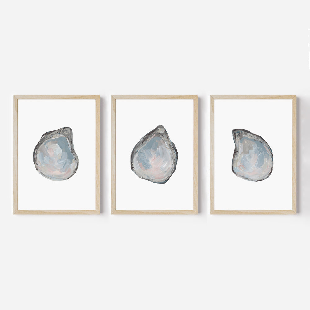 Drifted Oysters Triptych - Set of 3 - Jetty Home