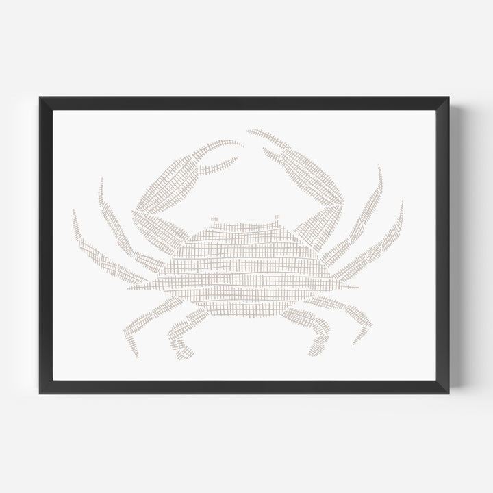 Woven Crab Illustration - Jetty Home