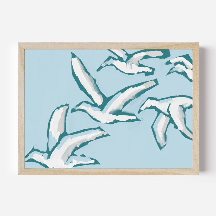 Gulls in Flight - Jetty Home