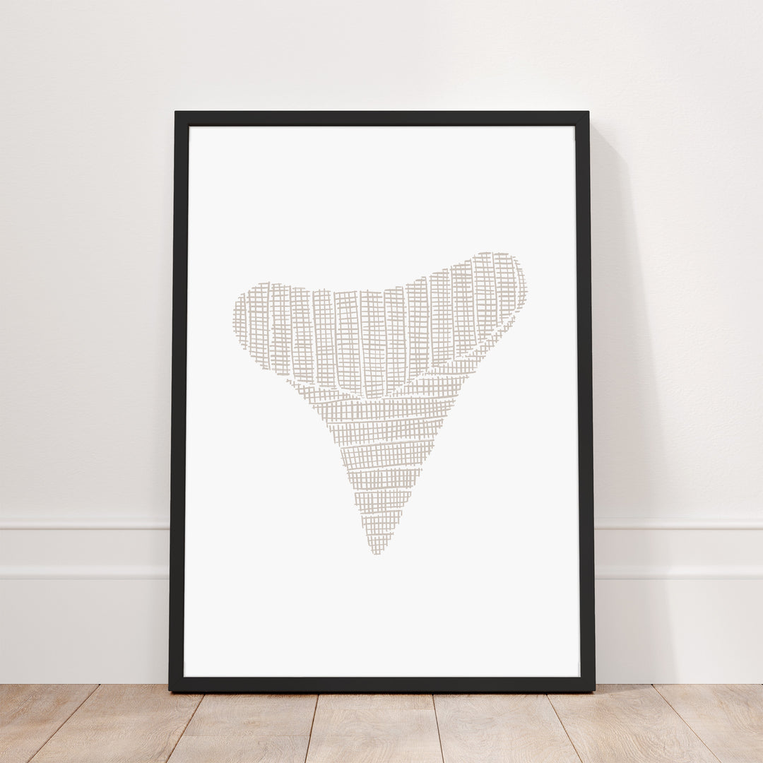 Woven Shark Tooth Illustration, No. 2 - Jetty Home