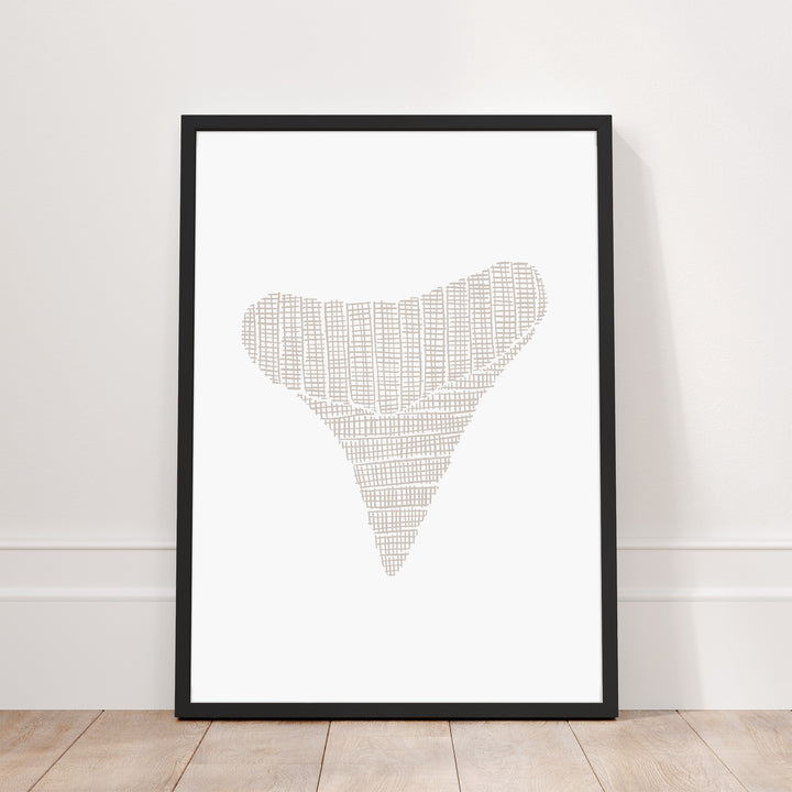 Woven Shark Tooth Illustration, No. 2 - Jetty Home
