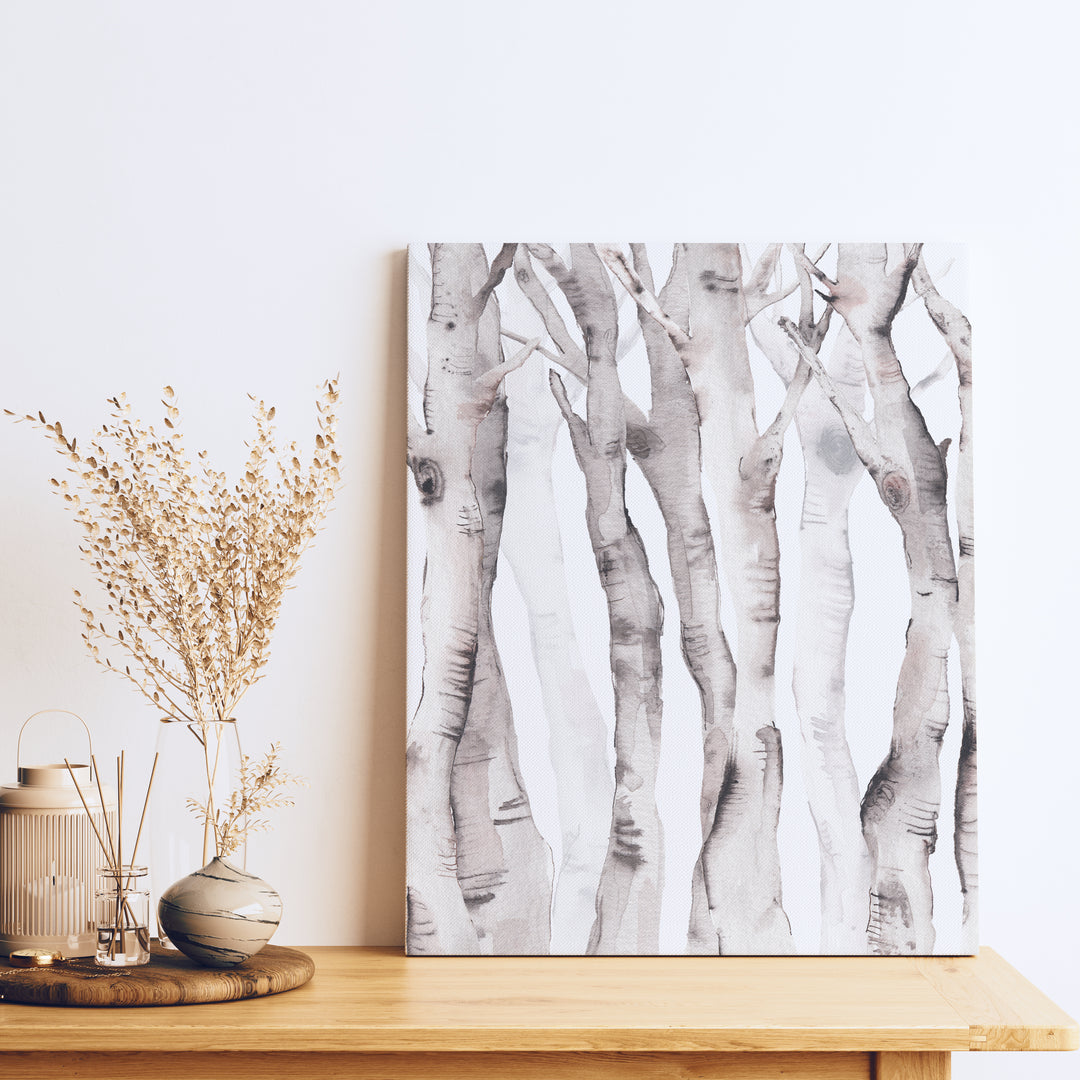 Birch Tree Watercolor No. 2  - Art Print or Canvas - Jetty Home