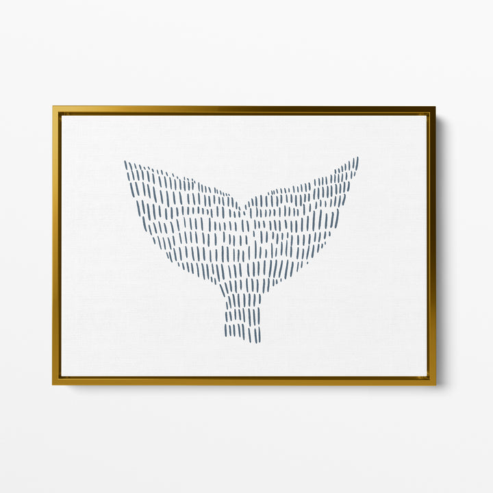 Whale Tail Illustration  - Art Print or Canvas - Jetty Home