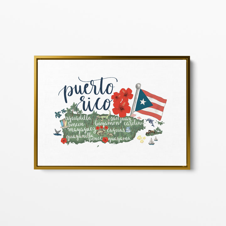 Puerto Rico  - Art Print or Canvas - Jetty Home