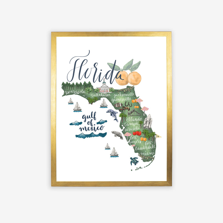 Florida  - Art Print or Canvas - Jetty Home