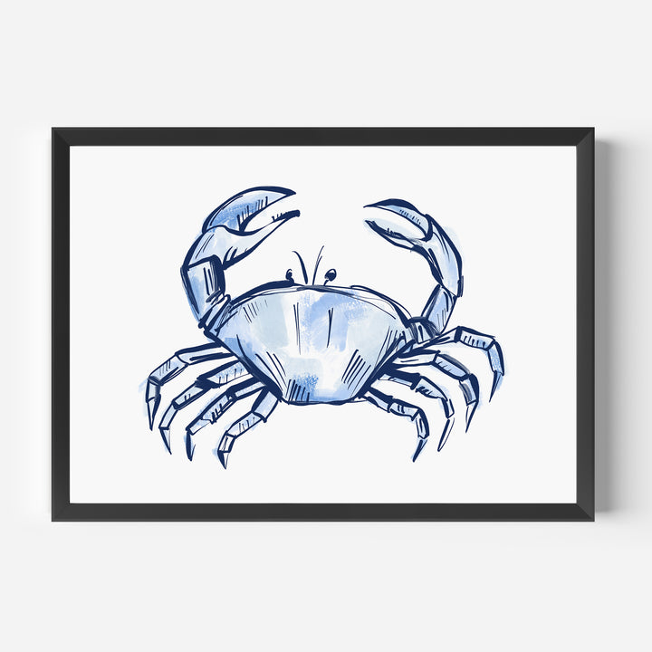 Nautical Crab Sketch - Jetty Home