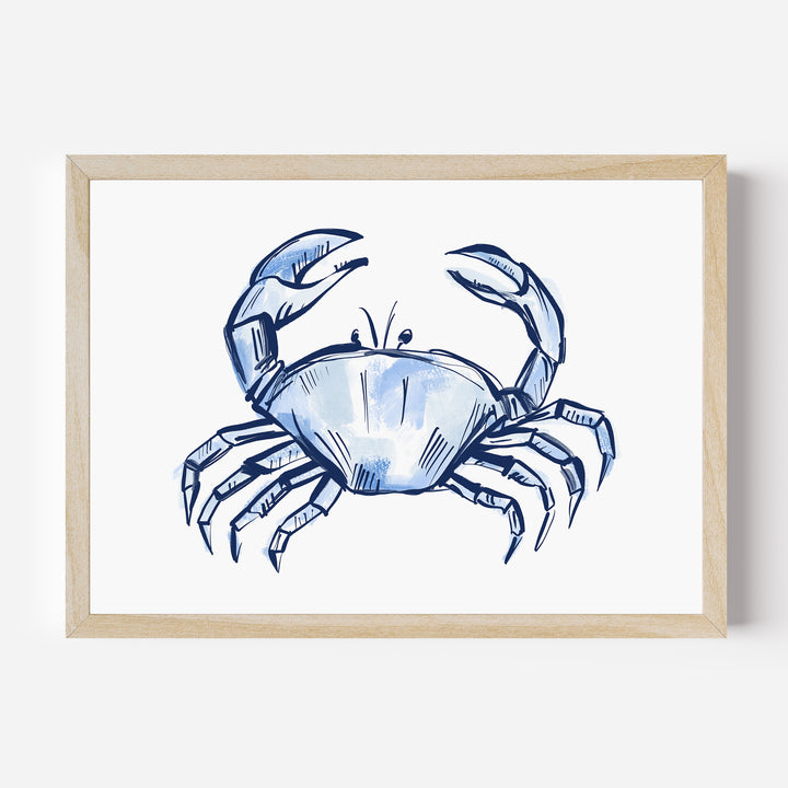 Nautical Crab Sketch - Jetty Home