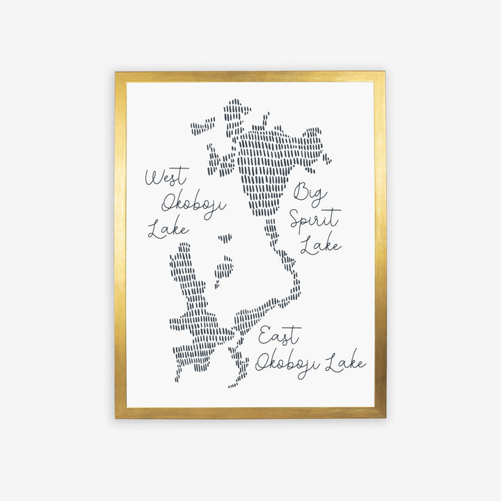 West Okoboji Lake Map - Jetty Home