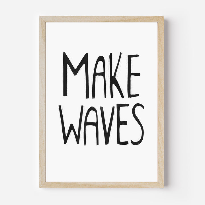 Black & White Make Waves - Jetty Home