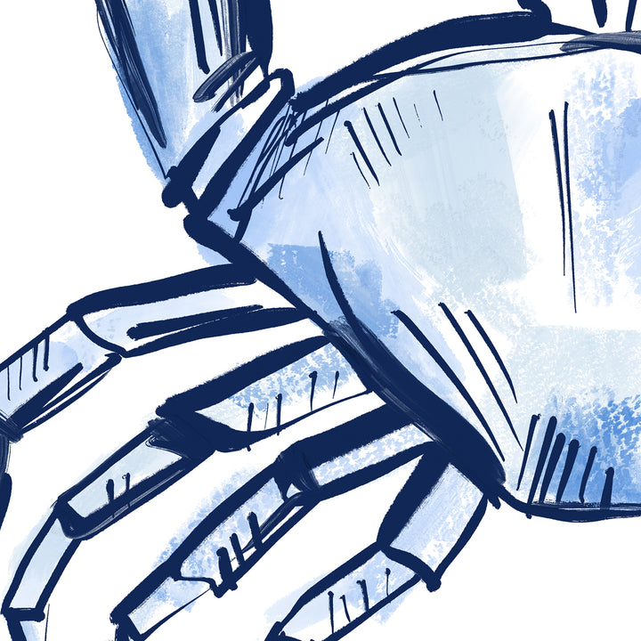 Nautical Crab Sketch - Jetty Home