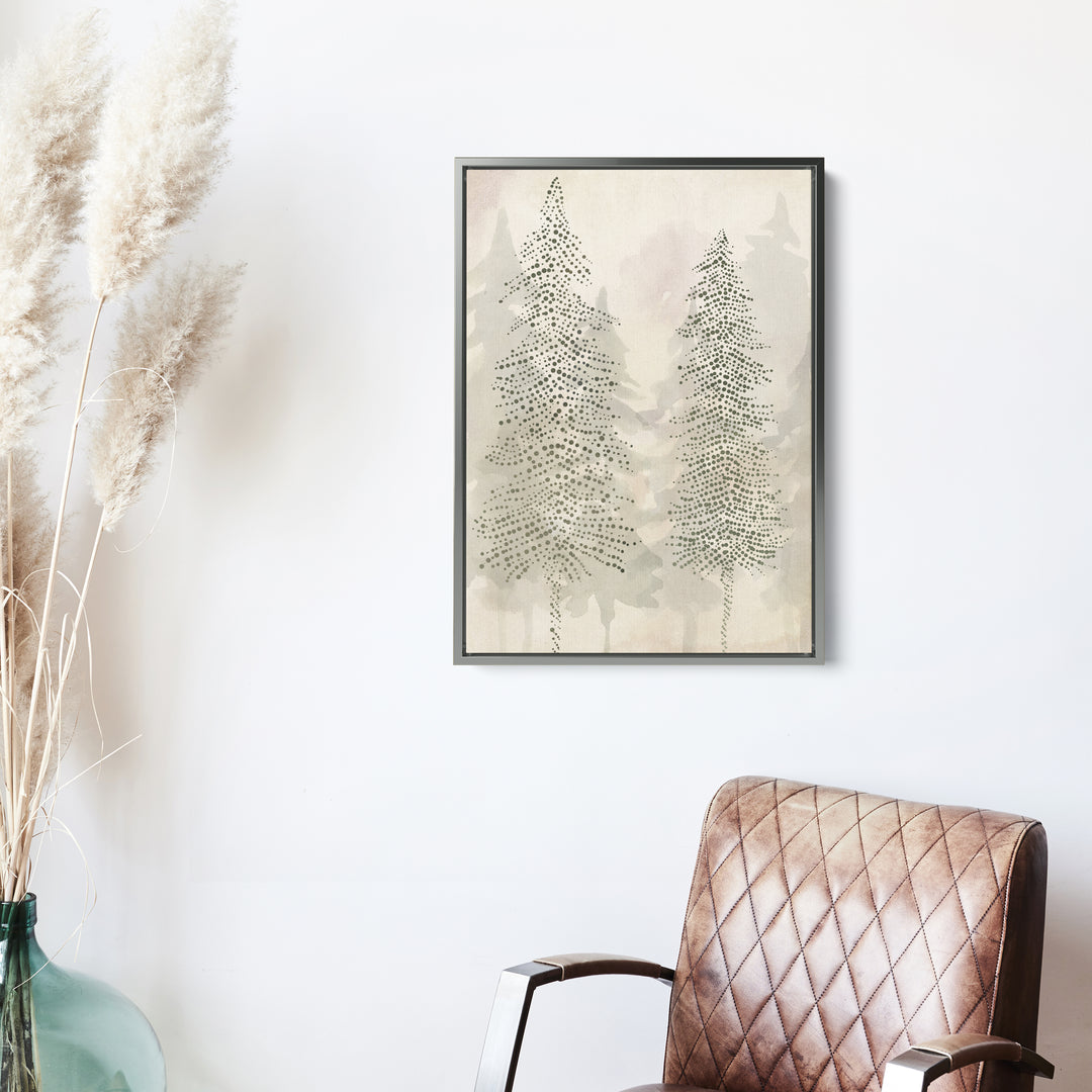 Misty Evergreen Pine Trees  - Art Print or Canvas - Jetty Home