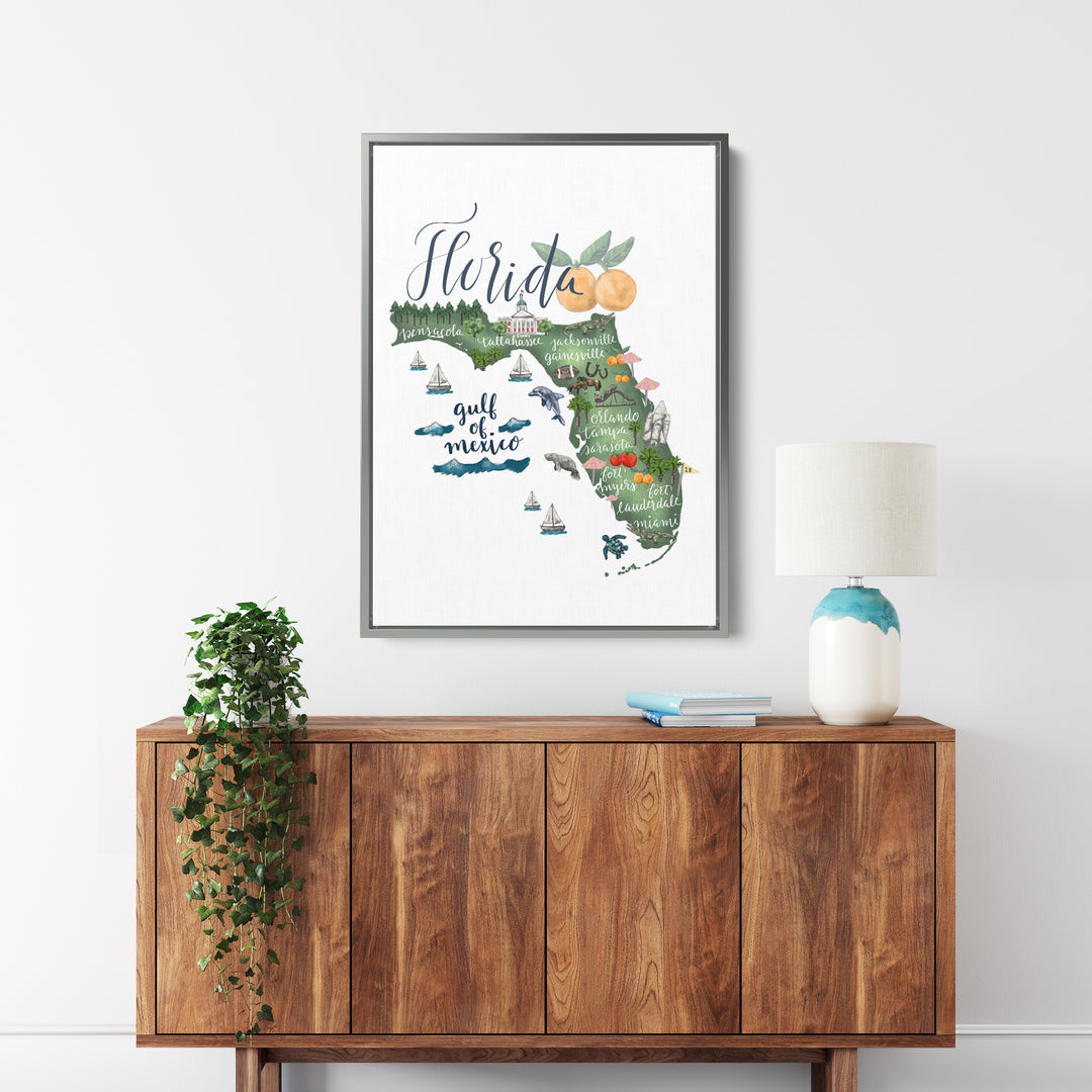 Florida  - Art Print or Canvas - Jetty Home