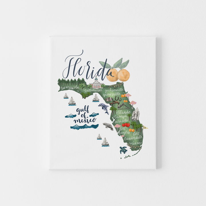 Florida  - Art Print or Canvas - Jetty Home