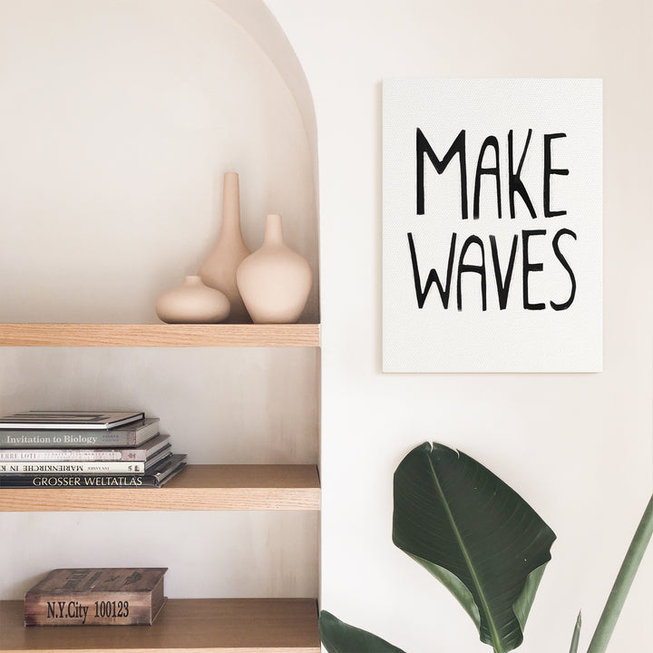 Black & White Make Waves - Jetty Home