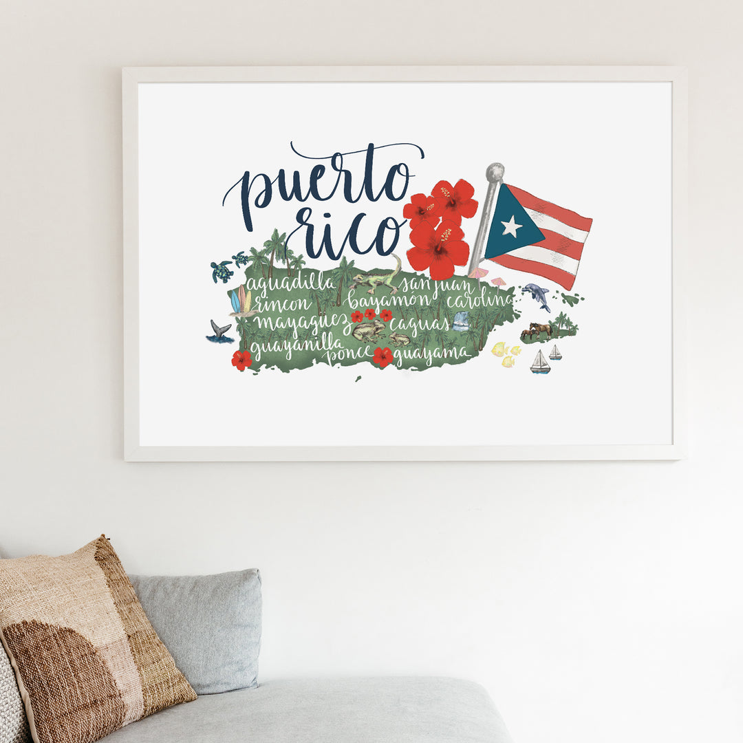 Puerto Rico  - Art Print or Canvas - Jetty Home