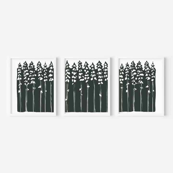 Beneath the Pines Triptych - Set of 3 - Jetty Home
