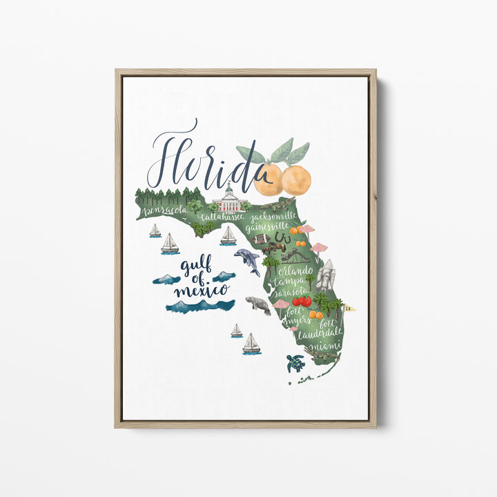 Florida  - Art Print or Canvas - Jetty Home