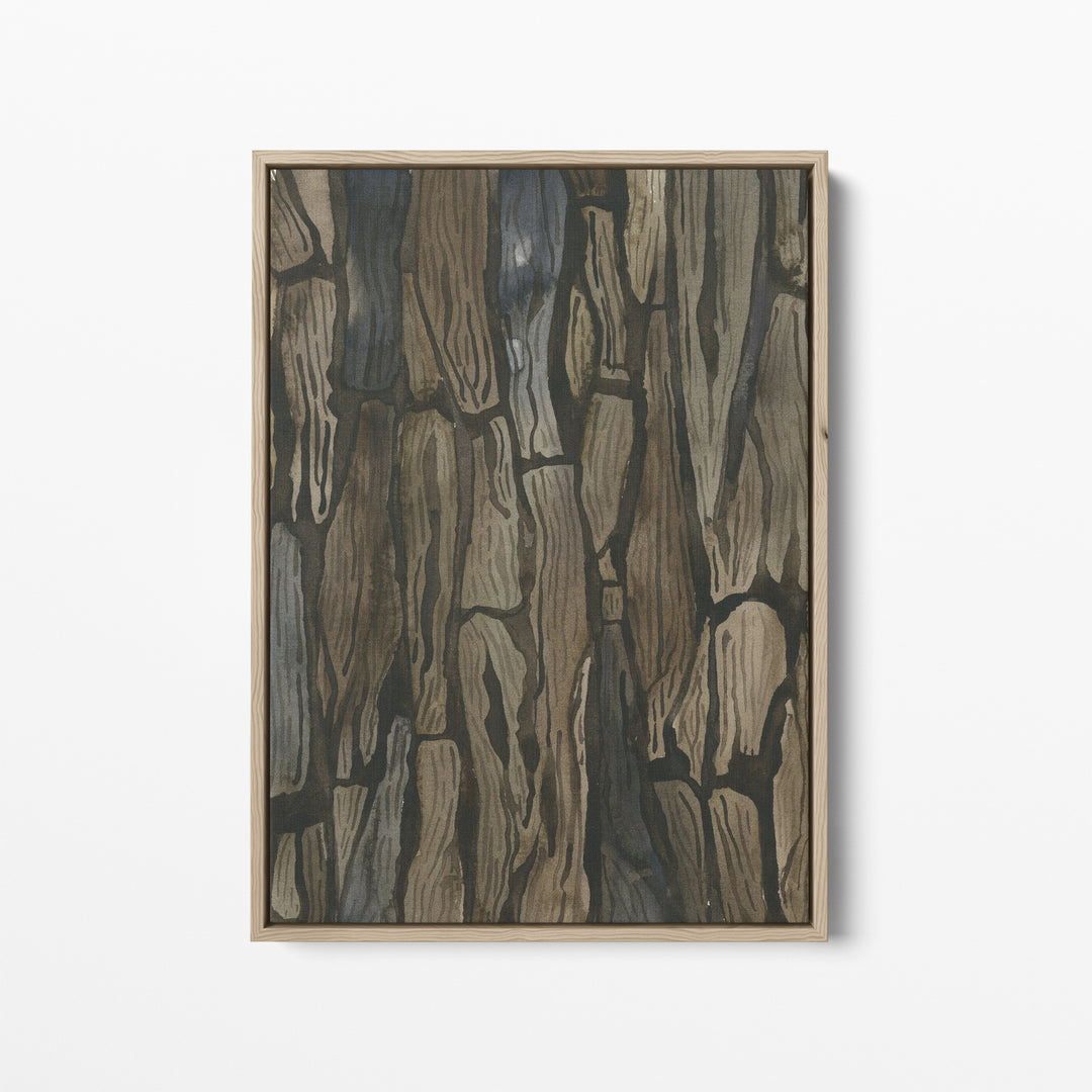 Watercolor Tree Bark  - Art Print or Canvas - Jetty Home
