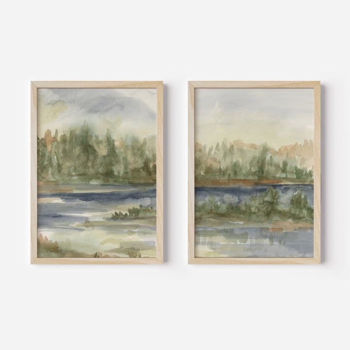 The Hinterland Diptych - Set of 2 - Jetty Home