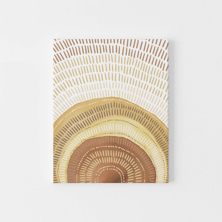 Modern Mid Century Sunrise Wall Art Print or Canvas - Jetty Home