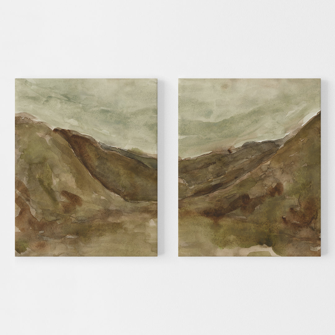 The Lost Valley - Set of 2  - Art Prints or Canvases - Jetty Home