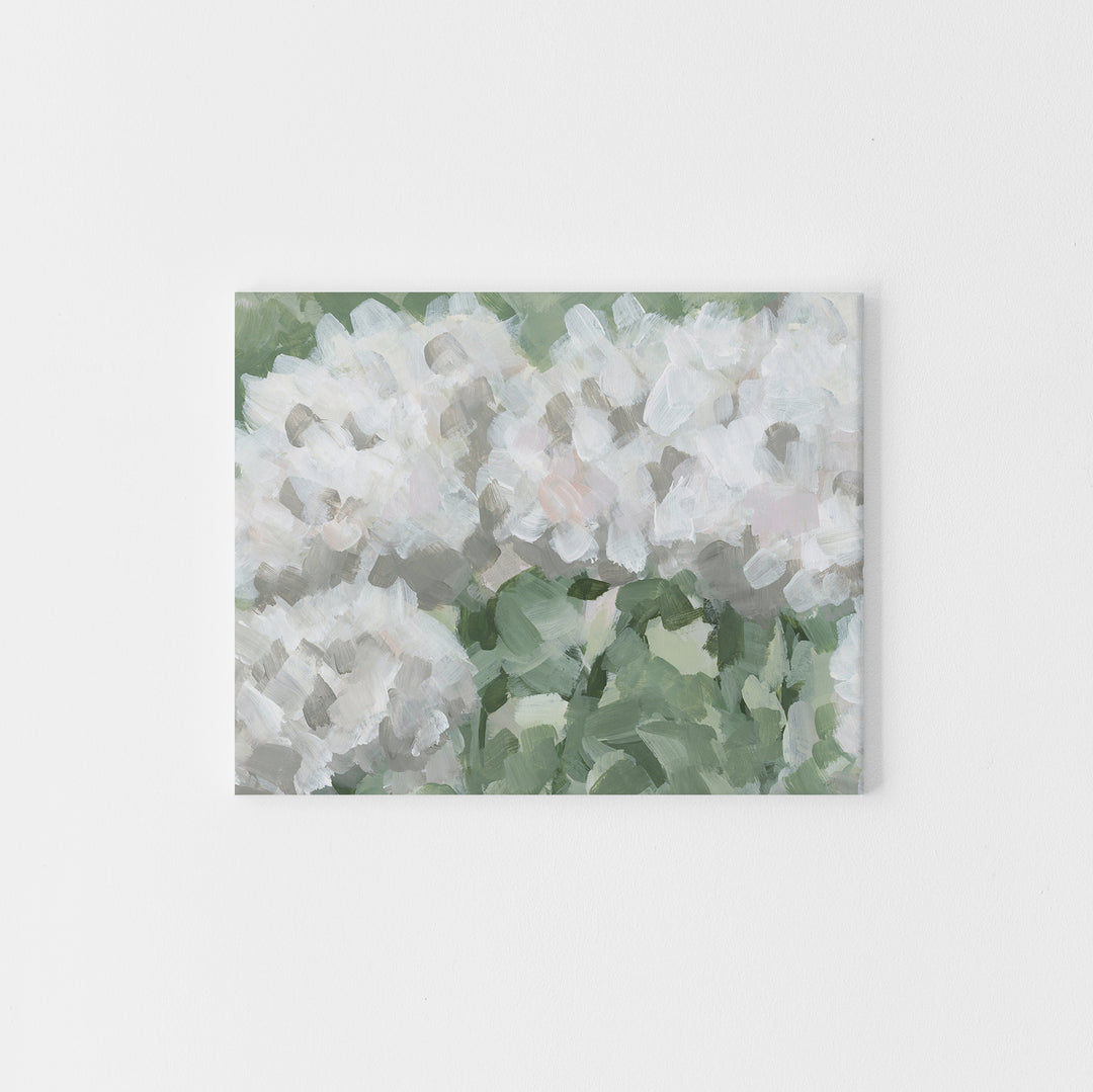 Hydrangea Summer - Farmhouse Artwork Floral Painting from Jetty Home - Framed View 2