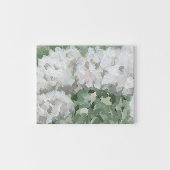 Hydrangea Summer - Farmhouse Artwork Floral Painting from Jetty Home - Framed View 2