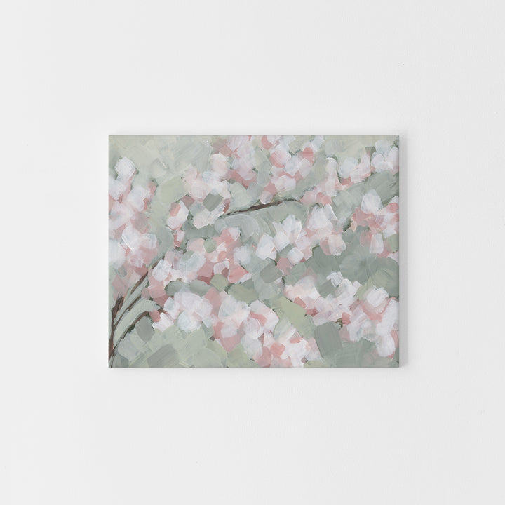 Cherry Dusk - Flower Painting Springtime Artwork by Jetty Home - View Canvas