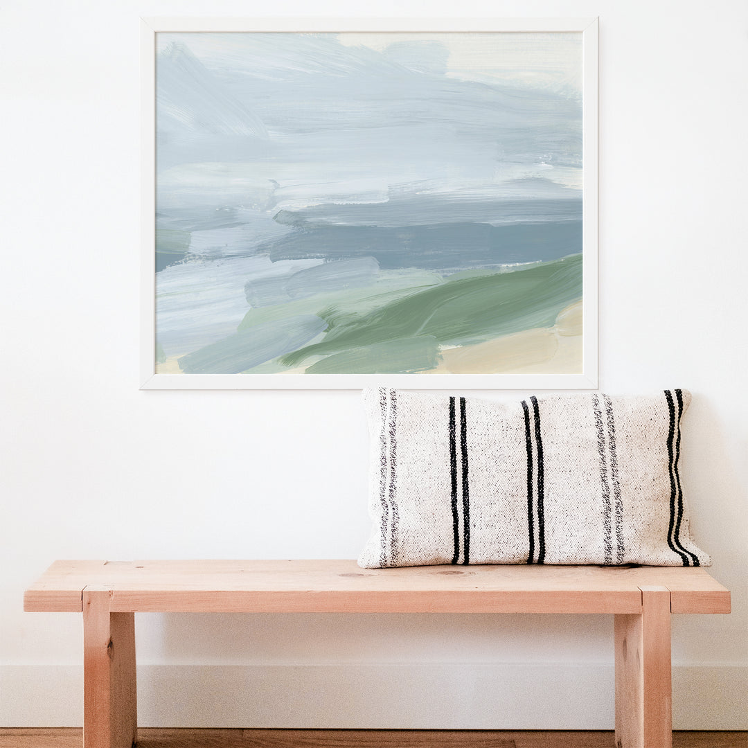 "The Calm Marshlands" Coastal Painting - Art Print or Canvas - Jetty Home