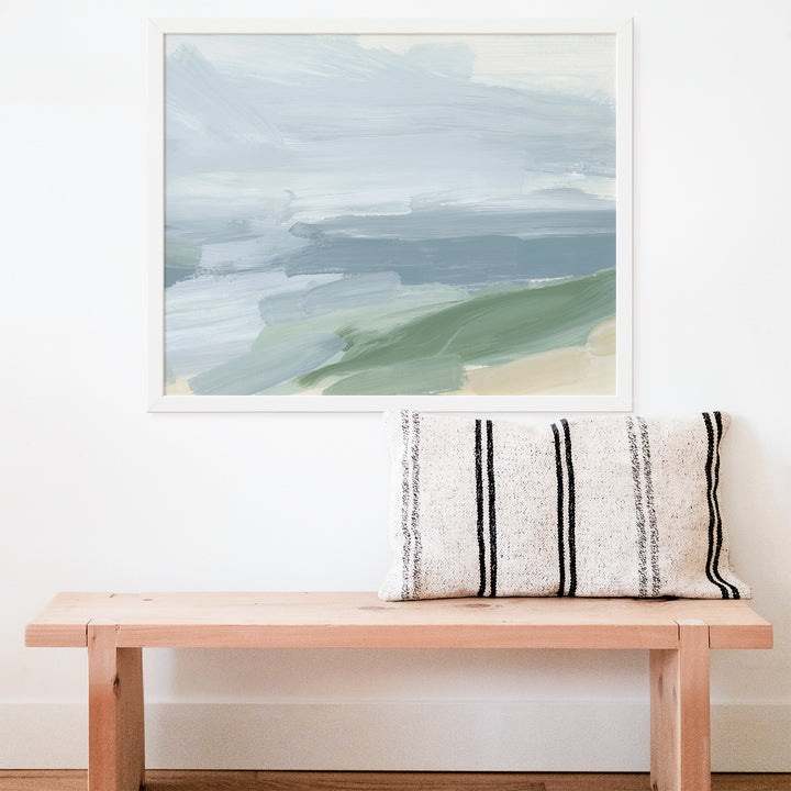"The Calm Marshlands" Coastal Painting - Art Print or Canvas - Jetty Home