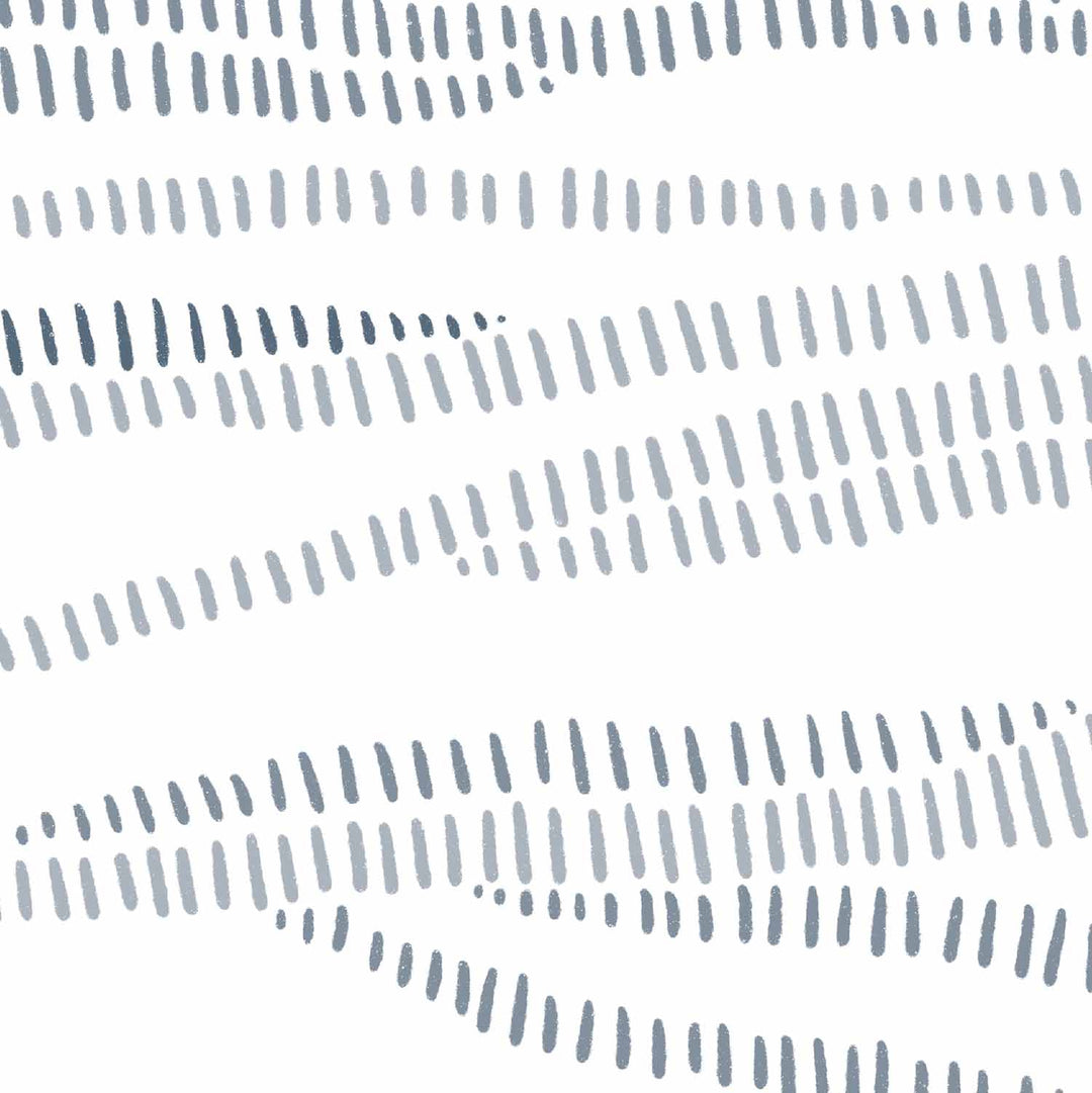 Abstract Modern Ocean Beach Waves Blue Triptych Set of Three Wall Art Prints or Canvas - Jetty Home