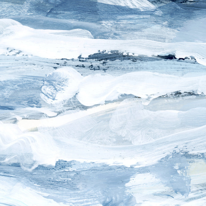 Crashing Waves Painting Coastal Triptych Set of Three Wall Art Prints or Canvas - Jetty Home