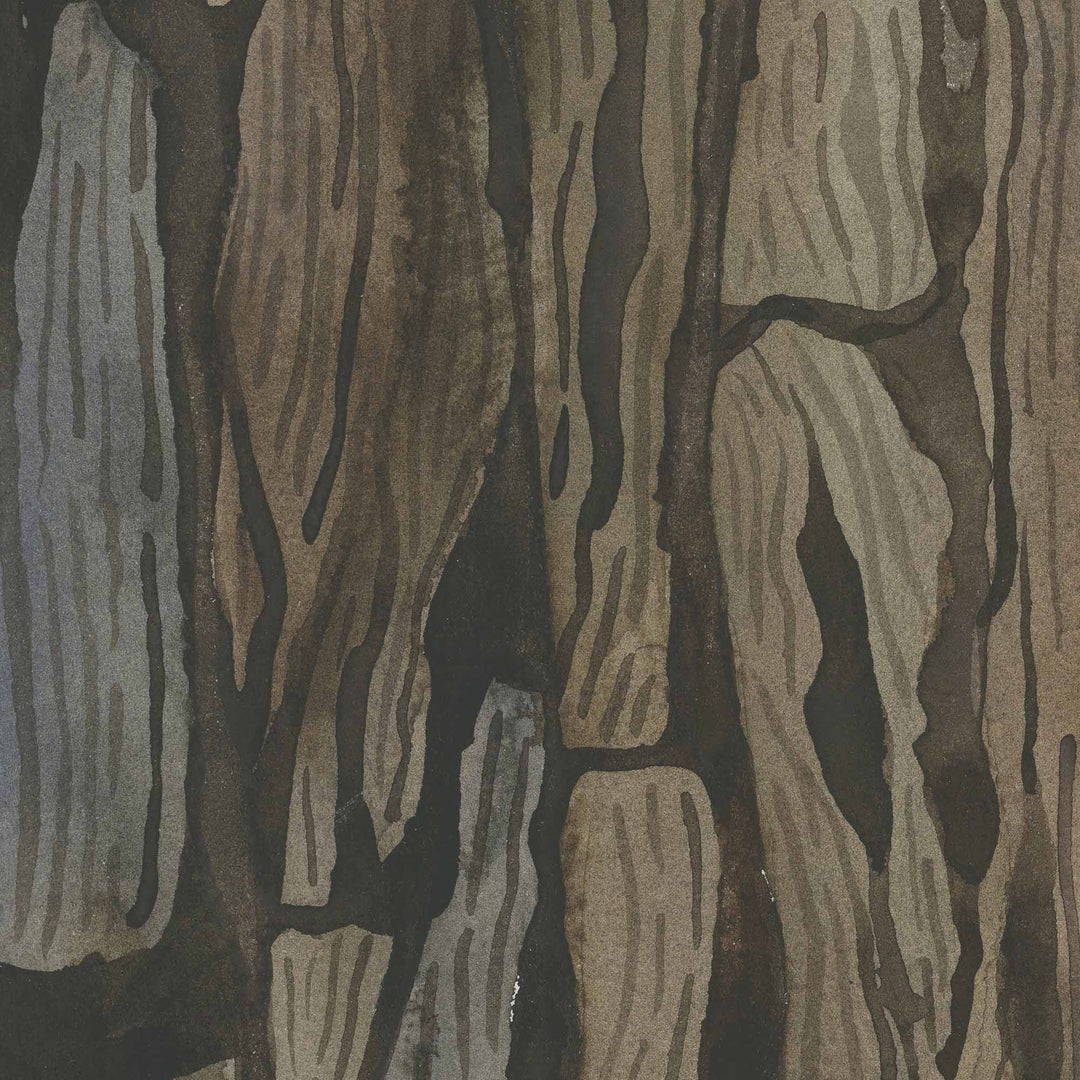 Watercolor Tree Bark Painting Wall Art Print or Canvas - Jetty Home