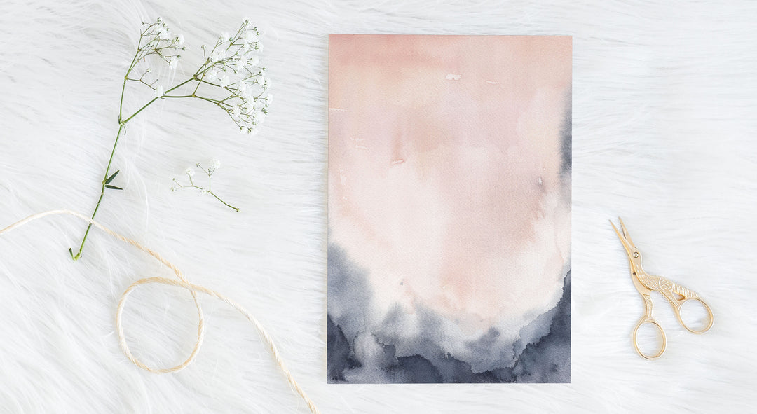 New Collection: Jump Into Dreamland with Blush and Indigo Abstracts