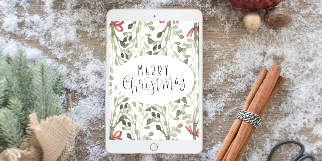 December Freebie: Merry Christmas Wallpaper Download